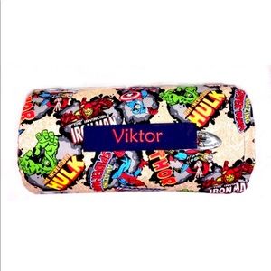 New Marvel Nap Mat with Pillow, Memory Foam Insert and embroidery